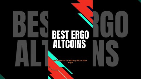 Best #Altcoins In The Ergo Ecosystem To Keep An Eye On!!! #Shorts