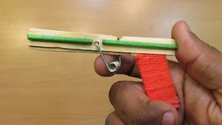 How to Make a Nano Powerfull Gun That Shoots - how made toy for kids - kid toys