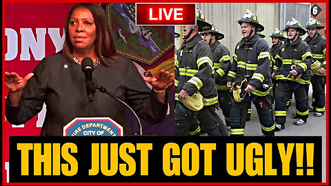 NYC Fire Fighters PROTESTS Begin After Letitia James DEMANDS Revenge For Being Booed Live