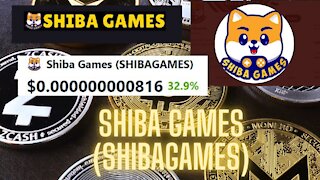 Shiba Games (SHIBAGAMES) new coin, current value $0.000000000816
