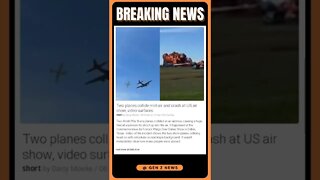 Live News | Two planes collide in mid-air, video surfaces | #shorts #news