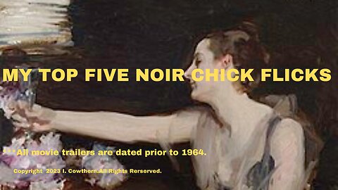 MY TOP FIVE NOIR CHICK FLICKS