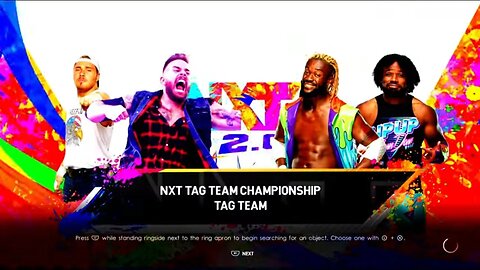 NXT Jensen & Briggs vs The New Day for the NXT Tag Team Championship