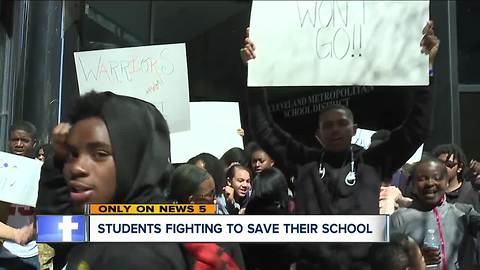 Whitney Young students protest merger with other schools, CMSD CEO open to conversation