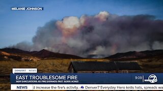 New evacuation orders as East Troublesome Fire grows