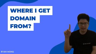 Where I Get Domain From?