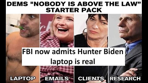 FBI now admits Hunter Biden laptop real