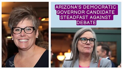 Arizona's Democratic governor candidate steadfast against debate