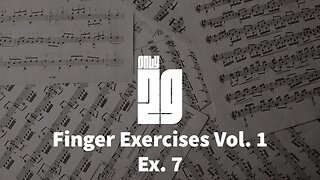 Master Your Piano Skills with Finger Exercises Vol. 1 - Ex. 7 - Piano Sheet Series