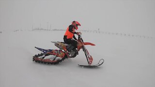 Snow bike races continue despite McCall Winter Carnival cancelation