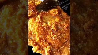 super Crispy Deep Fried Pork Steaks #shorts