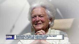 Ask Dr. Nandi: Former First Lady Barbara Bush in failing health