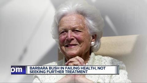 Ask Dr. Nandi: Former First Lady Barbara Bush in failing health