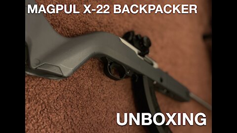 Magpul x-22 10-22 Backpacker Stock in Stealth Gray - Unboxing