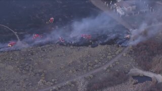 RAW: Evacuations ordered in brush fire burning in Cherry Creek State Park