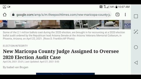 New AZ Audit Judge Tied to Dem Law Firm...