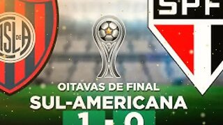 San Lorenzo 1 x 0 São Paulo Gol e Melhores Momentos Completo Copa Sul Americana 2023 2