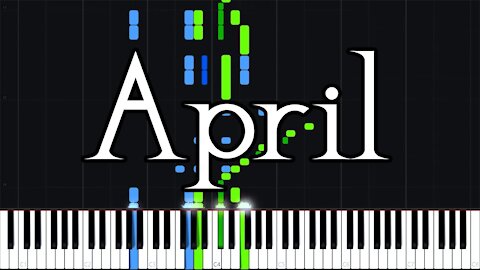 April: Snowdrop - Pyotr Ilyich Tchaikovsky [Piano Tutorial] (Synthesia)