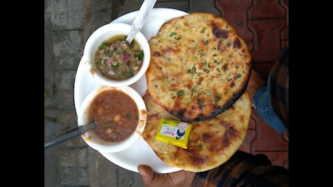 Amritsari Kulcha | Street Food Of Amritsar | Indian Street Food | Fast Food
