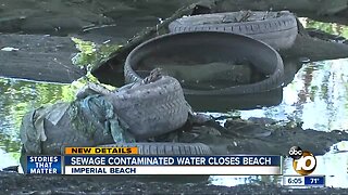Sewage-contaminated water closes Imperial Beach coastline