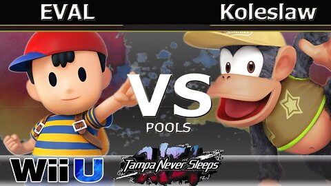 ESPR|EVAL (Ness) vs. Koleslaw (Diddy Kong) - Wii U Pools - TNS7