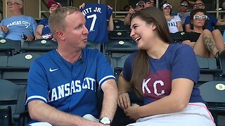 Blind Kansas Citian describes throwing 1st pitch at Kauffman Stadium as 'absolute thrill'