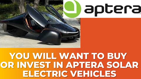 Aptera | Buy The Most Efficient Solar Electric Vehicle | Invest In Aptera Electric Vehicles