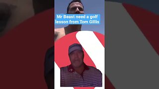 Mr. Beast Golf lesson challenge from Tom Gillis Golf Instruction! #mrbeast #feastables #golf