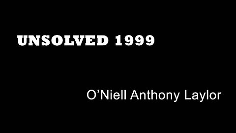 Unsolved 1999 - ONiell Laylor - London Gun Murders - Unsolved London Murders - Dickens House Kilburn