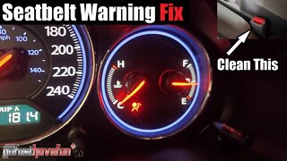 SRS Seatbelt Warning Light FIX (Airbag System) | AnthonyJ350