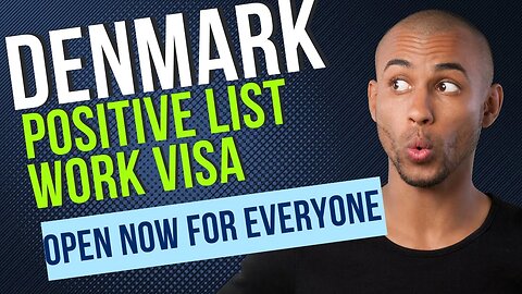Denmark Work Visa Positive List For Pakistan || Travel GuideS