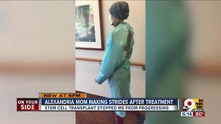 Experimental stem cell treatment halts Alexandria mom's MS