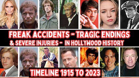 Freak accidents Tragic endings and serious injuries in Hollywood history