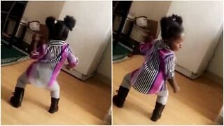 Child dancing to Cardi B has got some serious moves