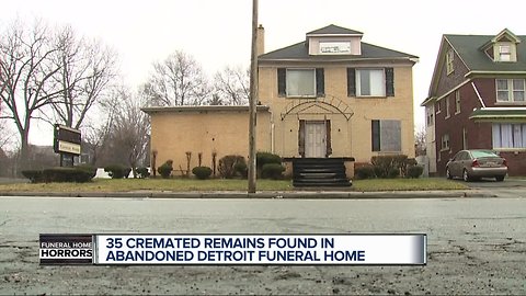 Detroit police discover 35 cremated remains inside abandoned Howell Funeral Home