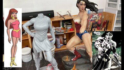 VinceVellCUSTOMS Live Stream -Giganta & Started Black Lantern Wonder Woman