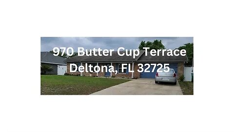 970 Butter Cup Terrace Deltona, FL 32725