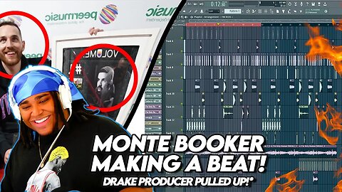 Monte Booker Making a Beat & Drake Producer Pulled Up 😤🔥