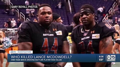 Who killed Arizona Rattlers player?