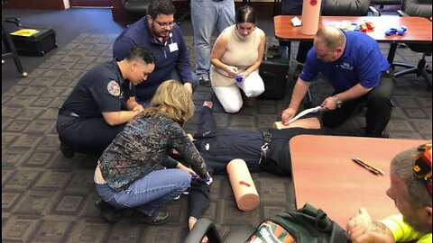 West Palm Beach city employees learning how to 'Stop the Bleed'