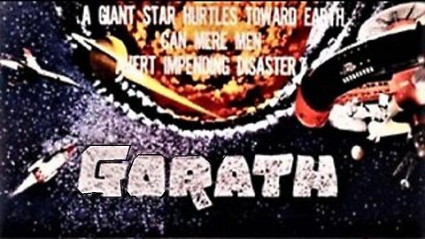 GORATH 1962 Toho Science Fiction Disaster Movie - Planet Crashes into Earth TRAILER (MOVIE in English)