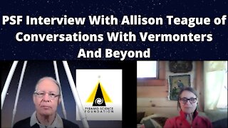 PSF Interview With Allison Teague of Conversations With Vermonters and Beyond