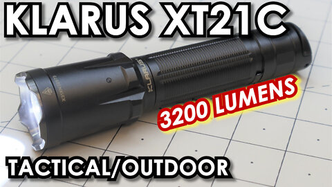 KLARUS XT21C Tactical / Outdoor Flashlight