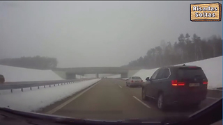 Reckless driver causes brutal accident in Poland