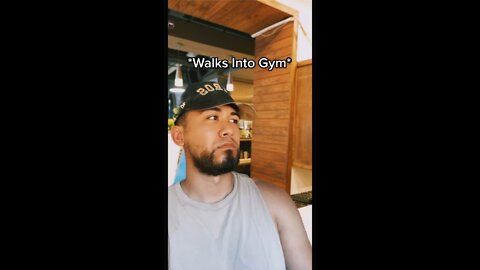 Checking into the gym …