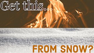 How to Make FIRE🔥 With A Bag of SNOW!❄