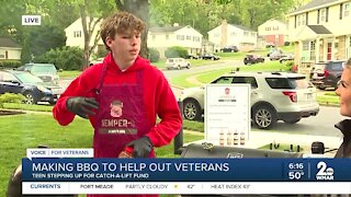 Making BBQ to help out veterans