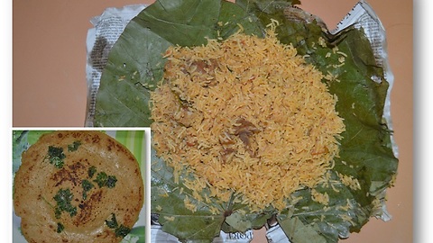 INDIAN FOOD - BIRYANI DOSA indian style