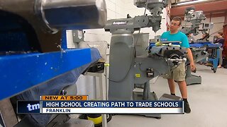 Franklin High School creating path to trade schools