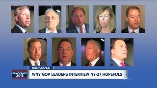 Western New York GOP leaders interview NY27 hopefuls